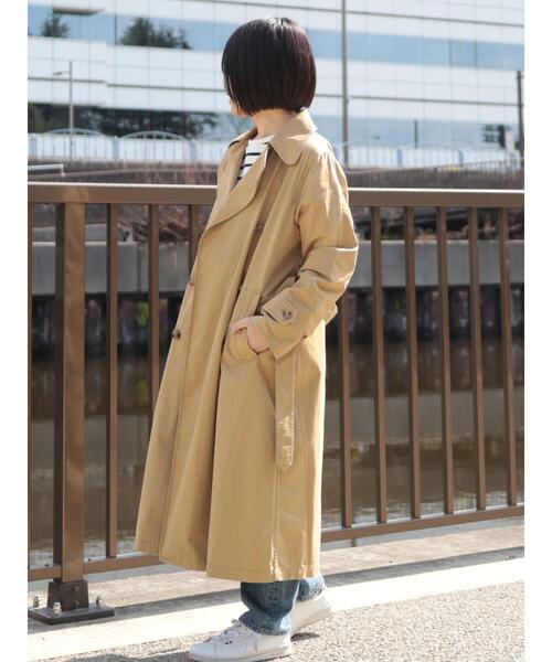 AMERICAN HOLIC(アメリカンホリック)の「【WEB限定・小柄女性向け】花粉防止トレンチコート(その他アウター・レディース・ベージュ・S)」の22枚目の写真