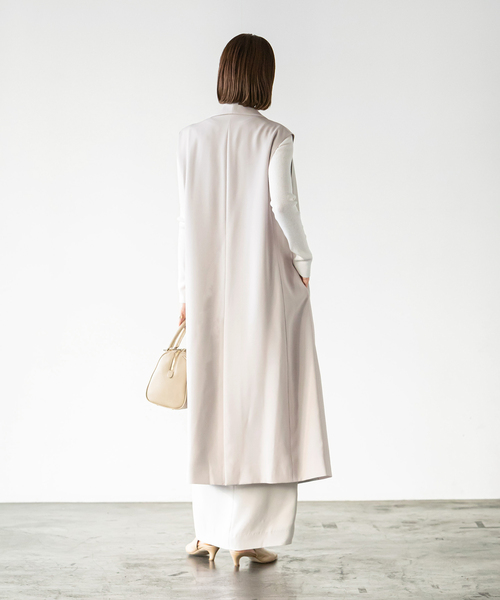 美品　LIMI feu　ショールカラー　ロングジレ　ロングベスト 美品◇ヨウジヤマモト LIMI feu ビッグカラー ロングジレ ベスト