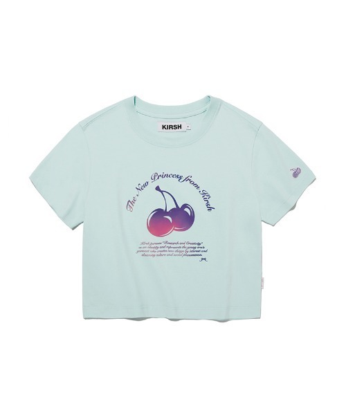 NEW【KIRSH ロゴTシャツ】トップス レディース カットソー Tシャツ KIRSH 韓国ブランド ロゴTシャツ ゆったり LE SSERAFIM ホン・ウンチェ KIRSH X SUNONEBIRD グラフィックルーズフィットTシャツ【ホワイト】