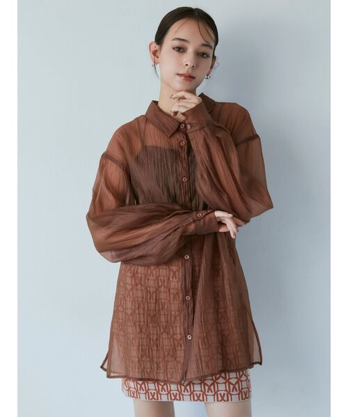 MURUA（ムルーア）の「モノグラムミニスカート（スカート・レディース・ブラック/オレンジ/ブルー・FREE）」の7枚目の写真