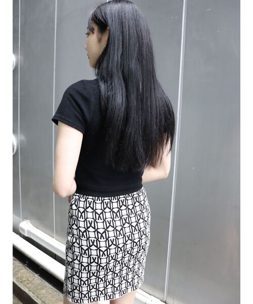 MURUA（ムルーア）の「モノグラムミニスカート（スカート・レディース・ブラック/オレンジ/ブルー・FREE）」の11枚目の写真