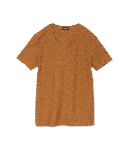 TORNADO MART∴ジャングルタックジャカードVネックTシャツ セール】TORNADO MART∴ジャングルタックジャカードVネックT
