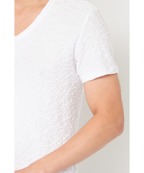 TORNADO MART（トルネードマート）の「TORNADO MART∴ジャングルタックジャカードVネックTシャツ（Tシャツ/カットソー・メンズ・ホワイト/オレンジ/ブラック・M/L/LL）」の18枚目の写真