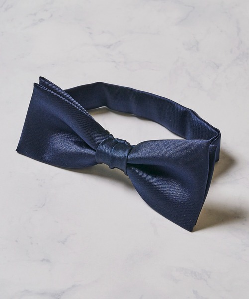 ADPOSION（アドポーション）の「サテン ソリッドボウタイ（蝶ネクタイ・メンズ・ホワイト/ワインレッド/ゴールド/レッド/グレー/ライトグレー/ブラック/ブラウン/ネイビー/シャンパン/グリーン・FREE）」の8枚目の写真