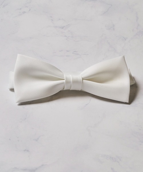 ADPOSION（アドポーション）の「サテン ソリッドボウタイ（蝶ネクタイ・メンズ・ホワイト/ワインレッド/ゴールド/レッド/グレー/ライトグレー/ブラック/ブラウン/ネイビー/シャンパン/グリーン・FREE）」の12枚目の写真