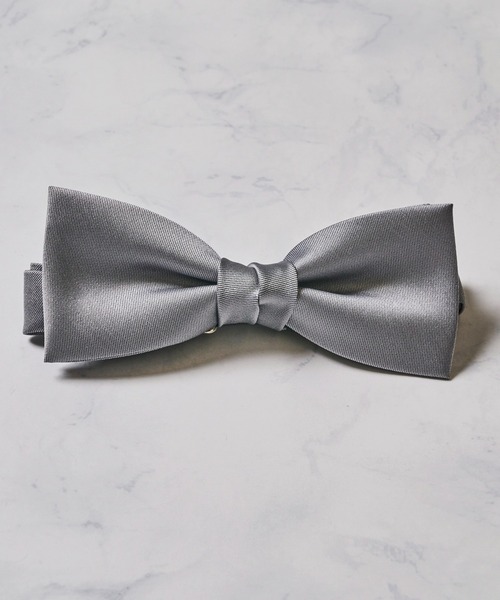 ADPOSION（アドポーション）の「サテン ソリッドボウタイ（蝶ネクタイ・メンズ・ホワイト/ワインレッド/ゴールド/レッド/グレー/ライトグレー/ブラック/ブラウン/ネイビー/シャンパン/グリーン・FREE）」の15枚目の写真