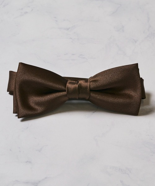 ADPOSION（アドポーション）の「サテン ソリッドボウタイ（蝶ネクタイ・メンズ・ホワイト/ワインレッド/ゴールド/レッド/グレー/ライトグレー/ブラック/ブラウン/ネイビー/シャンパン/グリーン・FREE）」の16枚目の写真