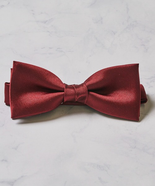 ADPOSION（アドポーション）の「サテン ソリッドボウタイ（蝶ネクタイ・メンズ・ホワイト/ワインレッド/ゴールド/レッド/グレー/ライトグレー/ブラック/ブラウン/ネイビー/シャンパン/グリーン・FREE）」の20枚目の写真