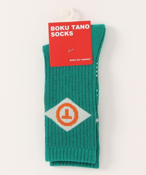 BOKU HA TANOSII(ボク ハ タノシイ)の「【BOKU HA TANOSII】ダイヤロゴソックス/kids16-18cm(ソックス/靴下・キッズ・ピンク/グリーン/ブルー・16-18cm)」の10枚目の写真