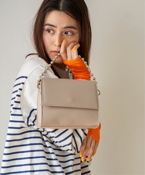 VENCEEXCHANGE（ヴァンスエクスチェンジ）の「2WAYスクエアボールチェーンミニショルダーバッグ（ショルダーバッグ・レディース・オフホワイト/グレー/ブラック/ブルー・FREE）」の11枚目の写真