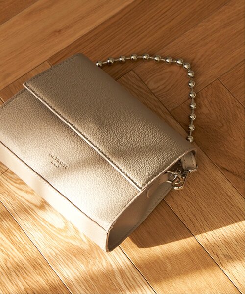 VENCEEXCHANGE（ヴァンスエクスチェンジ）の「2WAYスクエアボールチェーンミニショルダーバッグ（ショルダーバッグ・レディース・オフホワイト/グレー/ブラック/ブルー・FREE）」の12枚目の写真