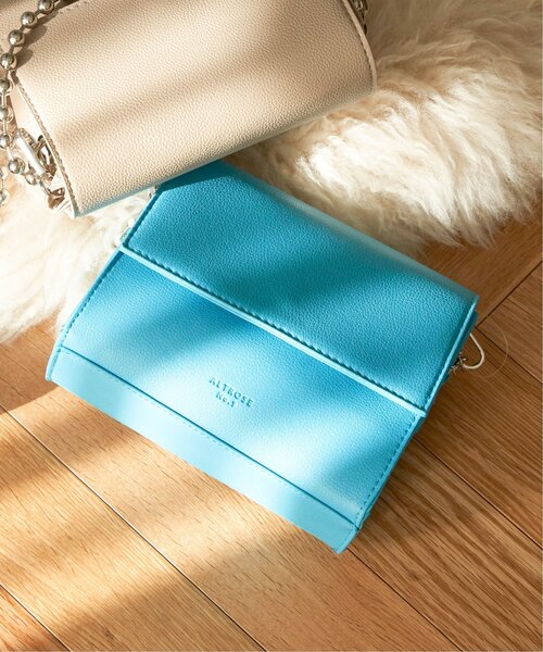 VENCEEXCHANGE（ヴァンスエクスチェンジ）の「2WAYスクエアボールチェーンミニショルダーバッグ（ショルダーバッグ・レディース・オフホワイト/グレー/ブラック/ブルー・FREE）」の15枚目の写真