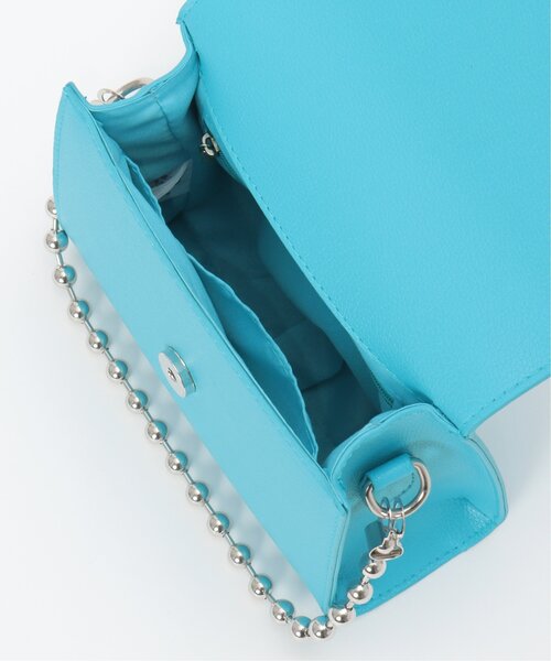 VENCEEXCHANGE（ヴァンスエクスチェンジ）の「2WAYスクエアボールチェーンミニショルダーバッグ（ショルダーバッグ・レディース・オフホワイト/グレー/ブラック/ブルー・FREE）」の19枚目の写真