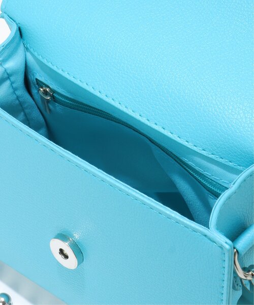 VENCEEXCHANGE（ヴァンスエクスチェンジ）の「2WAYスクエアボールチェーンミニショルダーバッグ（ショルダーバッグ・レディース・オフホワイト/グレー/ブラック/ブルー・FREE）」の20枚目の写真