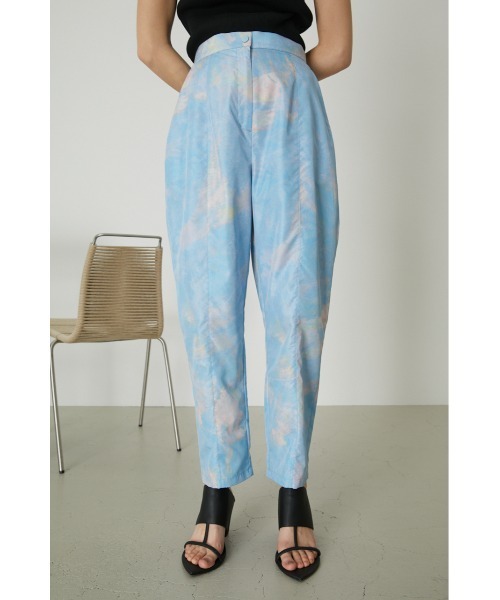 RIM.ARK（リムアーク）の「Digital tie-dye printed PT（スラックス・レディース・ライトブルー/ダークネイビー・38/36）」の15枚目の写真