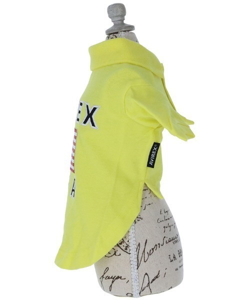 AVIREX(アヴィレックス)の「AVIREX/U.S FLAGポロシャツ(ペットウェア・メンズ・イエロー/ネイビー・S/XS/3M/L/M/3L/3S/2L)」の15枚目の写真
