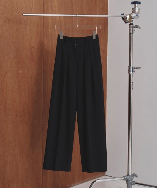 TODAYFUL(トゥデイフル)の「Doubletuck Twill Trousers(その他パンツ・レディース・ブラック/アイボリー・36inch/38inch)」の13枚目の写真