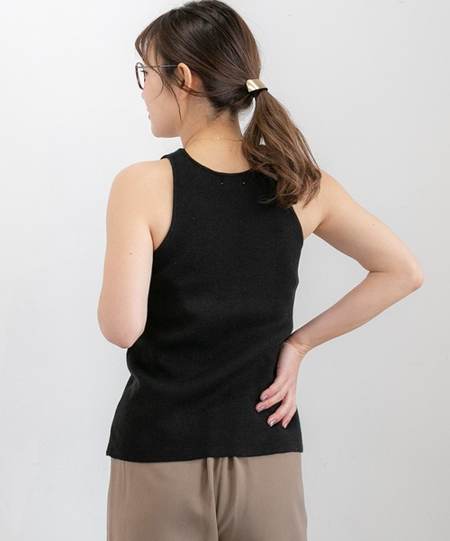 PICHI(ピイチ)の「VネックニットSET(ニット/セーター・レディース・ブラック/モカ・FREE)」の10枚目の写真