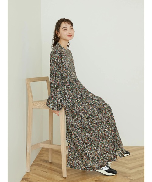 ヒステリックグラマー MYSTERY FLOWER 花柄 ティアードワンピース フラワーティアードワンピース/ピンク | DRESS | OBLI