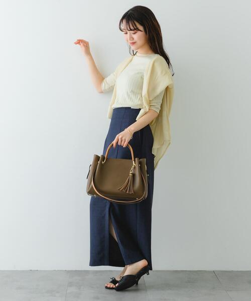 RODE SKO(ロデスコ)の「ワイド4WAYトートバッグ(トートバッグ・レディース・ブラック/ホワイト系その他/ベージュ/ネイビー/グレー/モカ・ONE)」の15枚目の写真