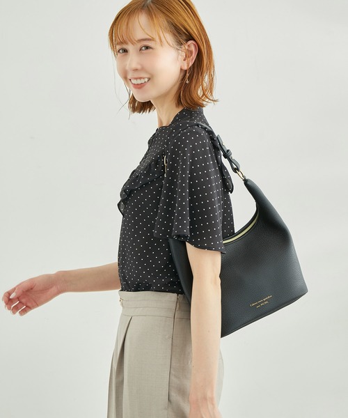 ROPE' PICNIC（ロペピクニック）の「ドット/無地フリルブラウス（シャツ/ブラウス・レディース・ホワイト/ブラック/ホワイト系その他/ブラック系その他/ベージュ系その他・38）」の16枚目の写真