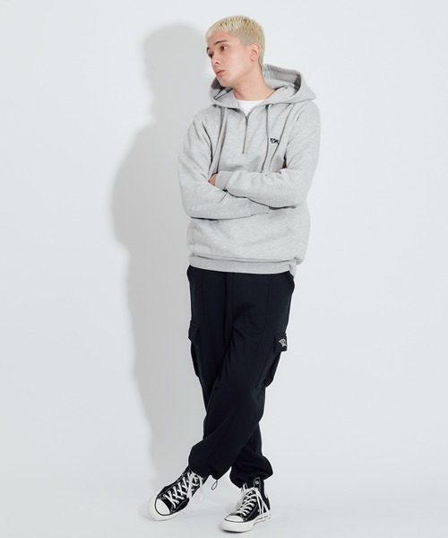 FCMM(エフシーエムエム)の「【日本限定アイテム】HALF ZIP HOODIE/ハーフジップフーディー(パーカー・メンズ・グレー/ブラック/ネイビー・LARGE/MEDIUM)」の18枚目の写真