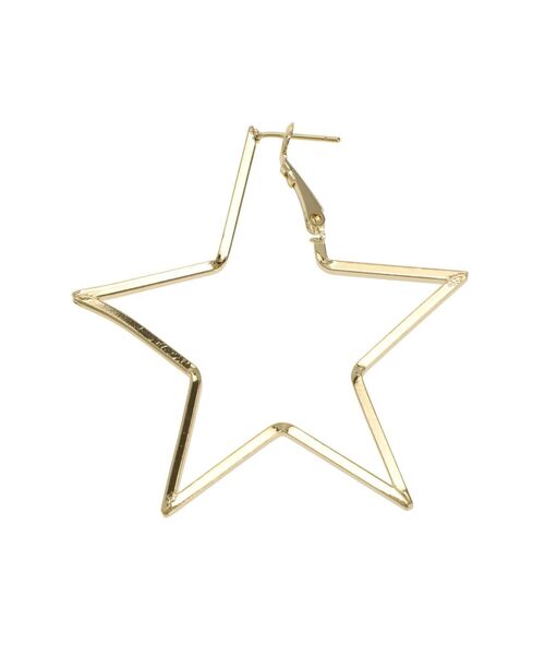 jouetie（ジュエティ）の「スターフープピアス（ピアス（両耳用）・レディース・シルバー/ゴールド・FREE）」の8枚目の写真