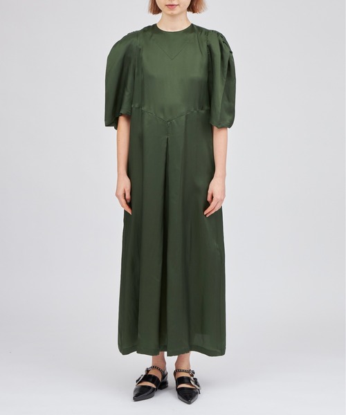 TOGA（トーガ）の「TOGA Cupra satin dress（ワンピース）」 - WEAR