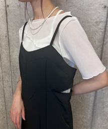 カットアウトキャミワンピース