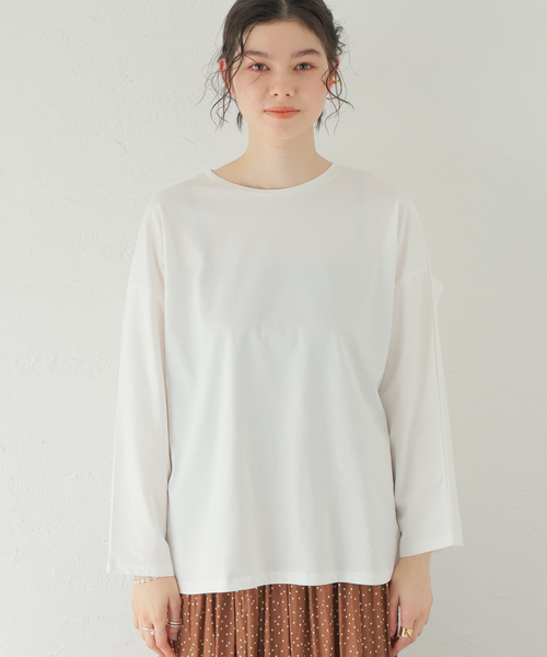 B.C STOCK(ベーセーストック)の「ヨークフレアー カットプルオーバー(Tシャツ/カットソー・レディース・ホワイト/ブラック・FREE)」の17枚目の写真