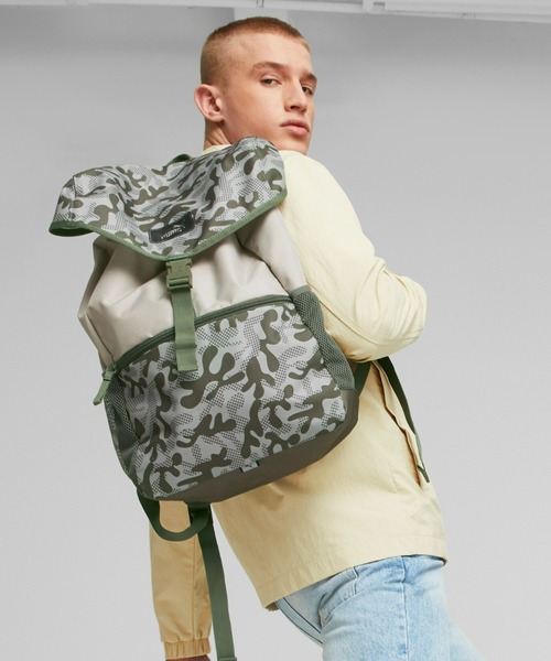 PUMA（プーマ）の「PUMA プーマ ユニセックス プーマ スタイル バックパック 22L（バックパック/リュック・メンズ・カーキ/ブラック・フリー）」の2枚目の写真