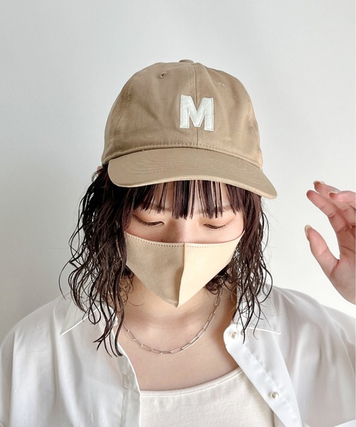 MILLER(ミラー)の「ミラー刺繍キャップ(キャップ・レディース・アイボリー/ネイビー/ベージュ・FREE)」の2枚目の写真