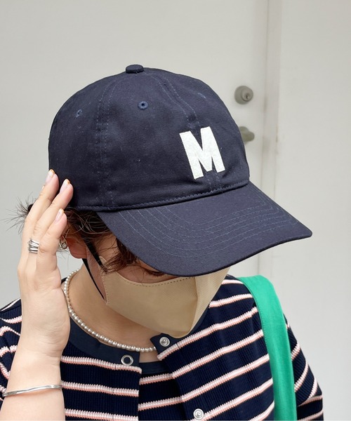 MILLER(ミラー)の「ミラー刺繍キャップ(キャップ・レディース・アイボリー/ネイビー/ベージュ・FREE)」の3枚目の写真
