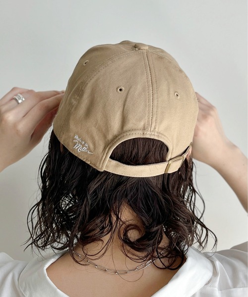 MILLER(ミラー)の「ミラー刺繍キャップ(キャップ・レディース・アイボリー/ネイビー/ベージュ・FREE)」の18枚目の写真