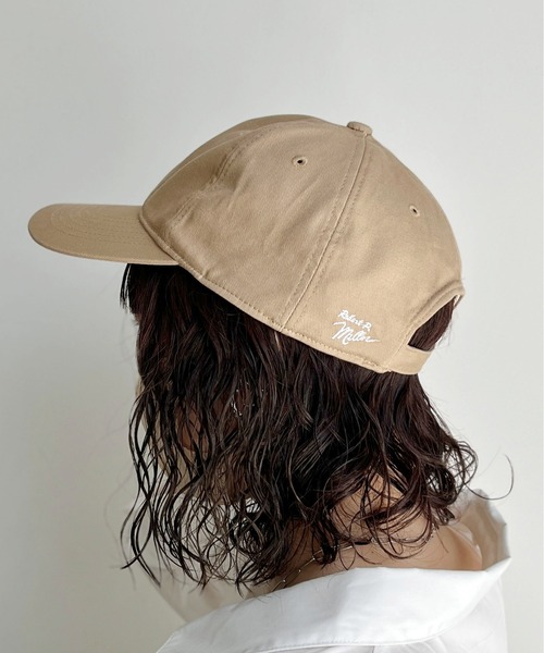 MILLER(ミラー)の「ミラー刺繍キャップ(キャップ・レディース・アイボリー/ネイビー/ベージュ・FREE)」の19枚目の写真