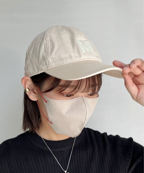 MILLER(ミラー)の「ミラー刺繍キャップ(キャップ・レディース・アイボリー/ネイビー/ベージュ・FREE)」の21枚目の写真