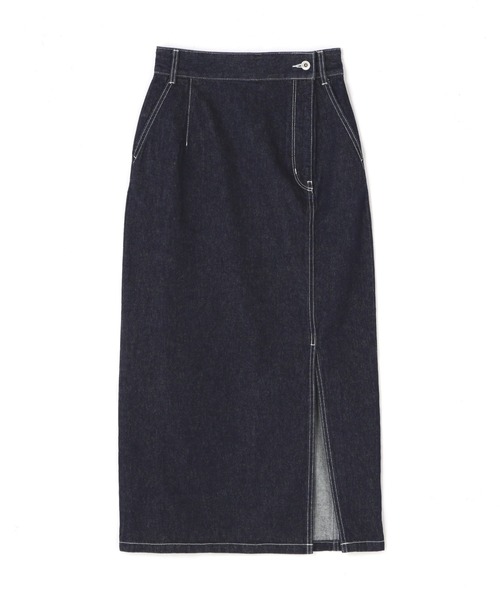 N.(N. Natural Beauty Basic)(エヌエヌナチュラルビューティーベーシック)の「【S Size Line】◆サイドスリットデニムスカート(デニムスカート・レディース・オフホワイト/ワンウォッシュ・SMALL/MEDIUM)」の20枚目の写真