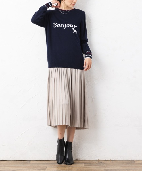 aunt lily(アントリリー)の「プリーツドッキングマルチワンピース(ワンピース・レディース・ライトグレー/カーキ・11号/13号/15号/9号)」の8枚目の写真
