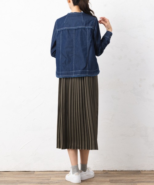 aunt lily(アントリリー)の「プリーツドッキングマルチワンピース(ワンピース・レディース・ライトグレー/カーキ・11号/13号/15号/9号)」の13枚目の写真