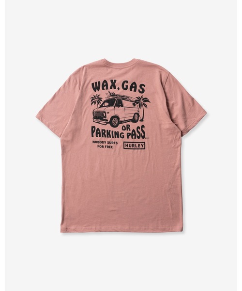 Hurley (ハーレー)の「【Hurley:ハーレー】バックプリントTシャツ M EVD PARKING PASS SS(Tシャツ/カットソー・メンズ・ブラック/ローズ・LARGE/MEDIUM/X-LARGE/SMALL)」の1枚目の写真