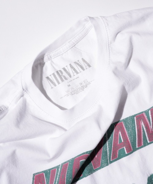 THRIFTY LOOK(スリフティールック)の「THRIFTY LOOK / スリフティールック THRIFTY"NIRVANA"TEE ニルバーナ バンドTシャツ バンT(Tシャツ/カットソー・メンズ・ホワイト系その他/ホワイト・X-LARGE/LARGE/MEDIUM)」の12枚目の写真