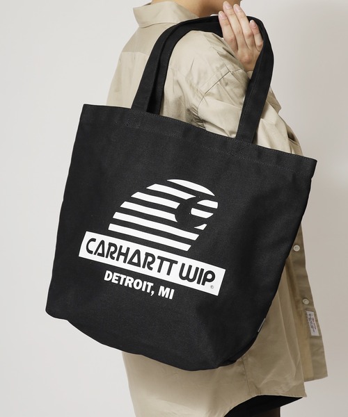 Carhartt WIP（カーハートダブリューアイピー）の「Carhartt WIP/カーハートダブリューアイピー CANVAS GRAPHIC TOTE トートバッグ（トートバッグ・メンズ・ホワイト/ベージュ/ブラック・FREE）」の3枚目の写真