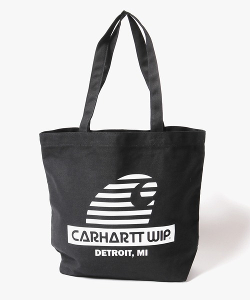 Carhartt WIP（カーハートダブリューアイピー）の「Carhartt WIP/カーハートダブリューアイピー CANVAS GRAPHIC TOTE トートバッグ（トートバッグ・メンズ・ホワイト/ベージュ/ブラック・FREE）」の14枚目の写真