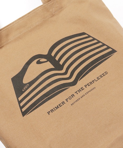 Carhartt WIP（カーハートダブリューアイピー）の「Carhartt WIP/カーハートダブリューアイピー CANVAS GRAPHIC TOTE トートバッグ（トートバッグ・メンズ・ホワイト/ベージュ/ブラック・FREE）」の10枚目の写真
