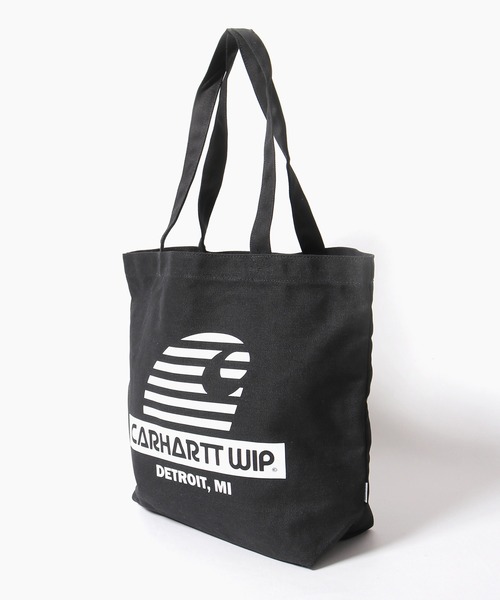 Carhartt WIP（カーハートダブリューアイピー）の「Carhartt WIP/カーハートダブリューアイピー CANVAS GRAPHIC TOTE トートバッグ（トートバッグ・メンズ・ホワイト/ベージュ/ブラック・FREE）」の15枚目の写真
