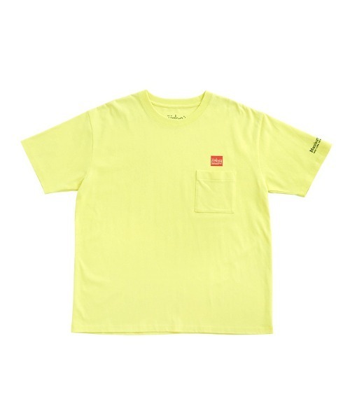 Manhattan Portage(マンハッタンポーテージ)の「Short Sleeve Print T-Shirt(Tシャツ/カットソー・メンズ・ホワイト/ブラック/レモンイエロー・LARGE/MEDIUM)」の1枚目の写真