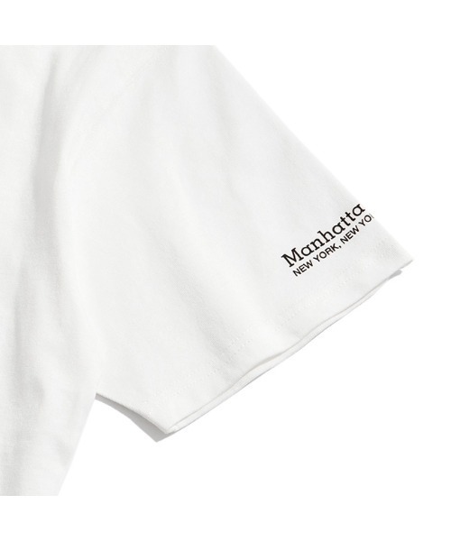 Manhattan Portage(マンハッタンポーテージ)の「Short Sleeve Print T-Shirt(Tシャツ/カットソー・メンズ・ホワイト/ブラック/レモンイエロー・LARGE/MEDIUM)」の6枚目の写真