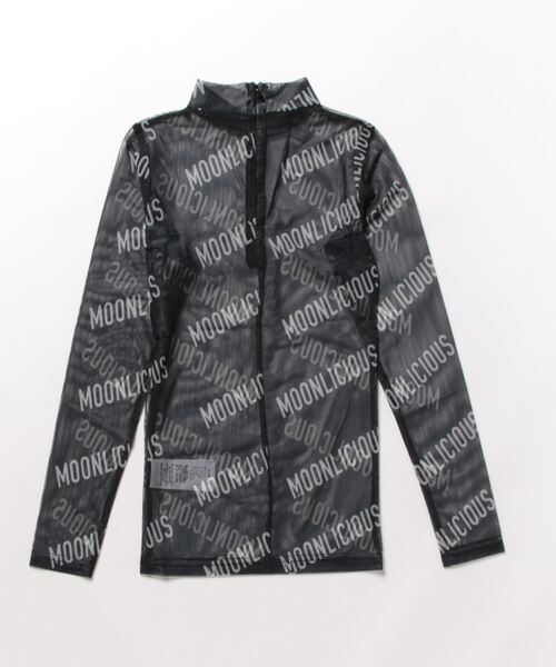 R4G（アールフォージー）の「[MOONLICIOUS]シースルーTOPS（Tシャツ/カットソー・レディース・ピンク/ブラック・SMALL/X-SMALL/MEDIUM/XX-SMALL）」の3枚目の写真