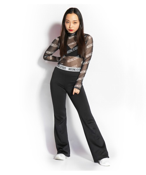 R4G（アールフォージー）の「[MOONLICIOUS]シースルーTOPS（Tシャツ/カットソー・レディース・ピンク/ブラック・SMALL/X-SMALL/MEDIUM/XX-SMALL）」の11枚目の写真
