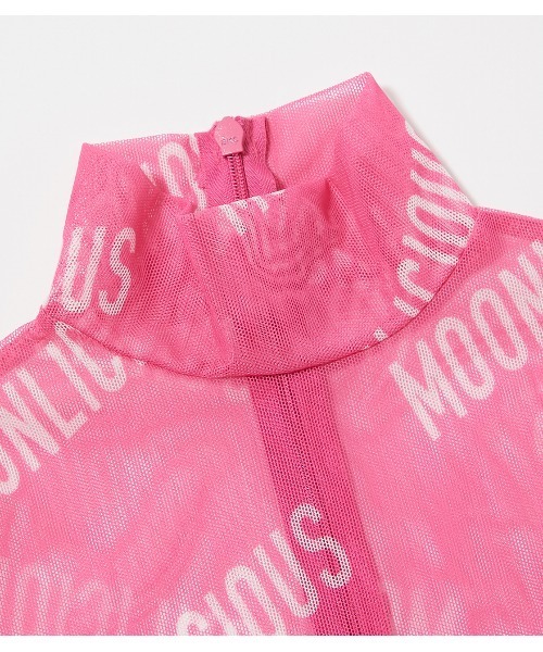 R4G（アールフォージー）の「[MOONLICIOUS]シースルーTOPS（Tシャツ/カットソー・レディース・ピンク/ブラック・SMALL/X-SMALL/MEDIUM/XX-SMALL）」の14枚目の写真